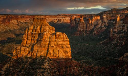 Sunset in Colorado National Monument, Colorado